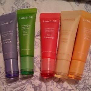 LANEIGE Lip Glowy Balm Collection - Multicolor Set